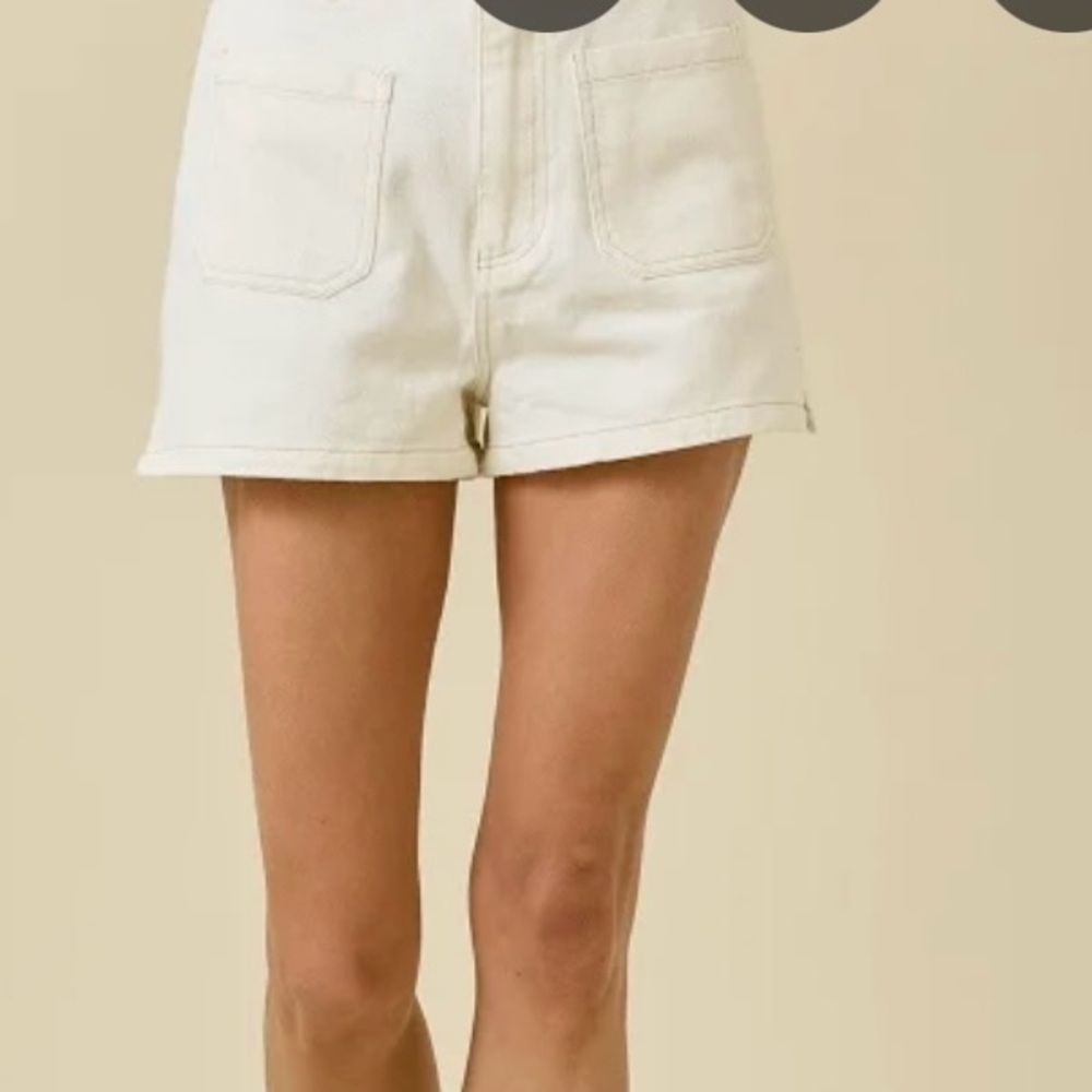 NWT Barbara BUI Ivory Shorts